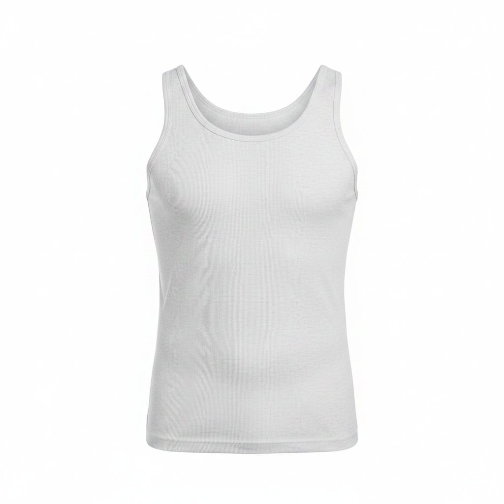 Men's Livergy White Cotton Vests 3-Pack