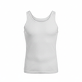Men's Livergy White Cotton Vests 3-Pack