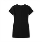 esmara Women's Black Short Sleeve Crew Neck T-Shirt Dress