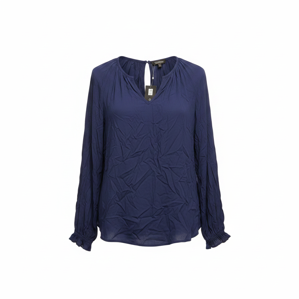 Esmara Women's Navy Blue Long Sleeve Blouse