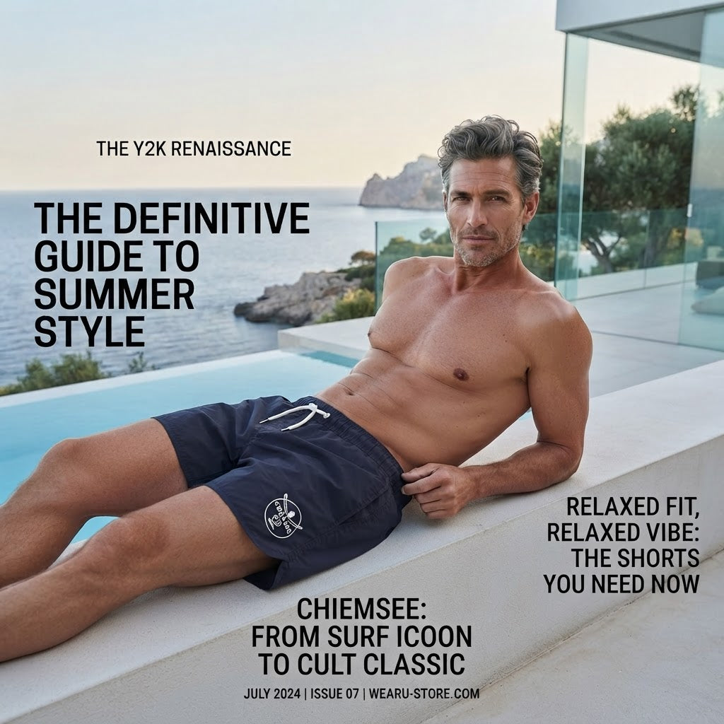 CHIEMSEE Navy Blue Sporty Drawstring Swim Shorts