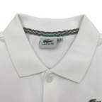 Lacoste Men's White Cotton Pique Polo Shirt