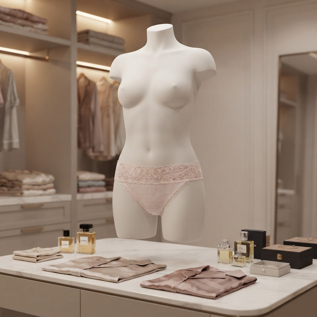 Blush Pink Floral Lace Cotton Panties