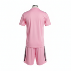 Kids Adidas Inter Miami CF Pink Soccer Jersey & Shorts Set
