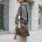 LOUIS VUITTON Monogram Canvas Crossbody Bag with Textile Str