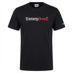 Tommy Jeans Black Tommy Jeans Logo Crew-Neck T-Shirt XXL