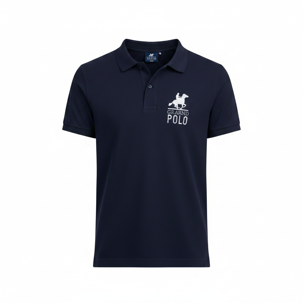 Esmara U.S. Grand Polo Navy Rhinestone Cotton T-Shirt