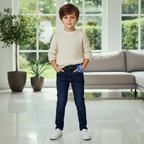 Next Kids Dark Wash Skinny Stretch Denim Jeans - Size 5