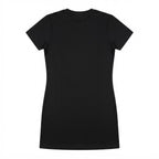 esmara Women's Black Cotton Jersey Short-Sleeve T-Shirt Dres