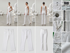 Max White Medium Rise Flared Jeans - UK 18 / EUR 44