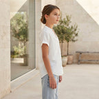 SHEIN White Short-Sleeve Relaxed Button-Front Shirt