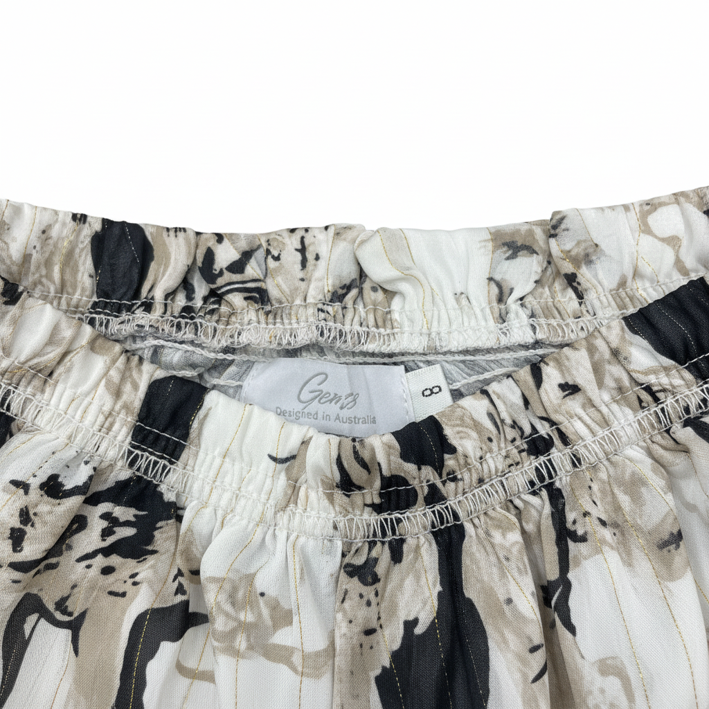 Camilla Embellished Leopard Off-Shoulder Blouse