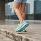 adidas Cyan Knit Performance Running Sneakers