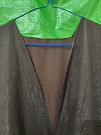 represent Chocolate Brown Shimmer Kaftan-Style Floor-Length