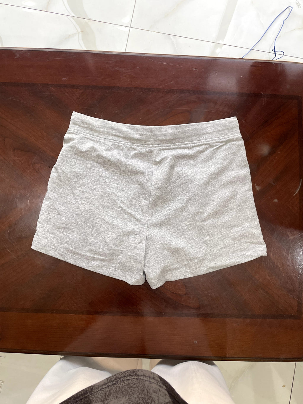 Heather Grey Drawstring Lounge Shorts