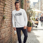Strassenkicker Men's White Long Sleeve Camo Logo Shirt XXL