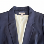 H&M Women's Navy Blue Tailored Single Button Blazer