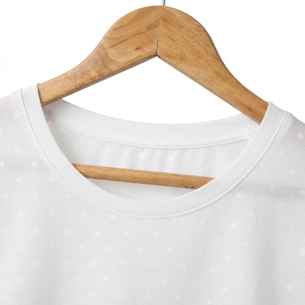 Women's White Swiss Dot Tiered Long Kimono