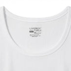 LIVERGY Men's Classic White Ribbed Tank Top Undershirt