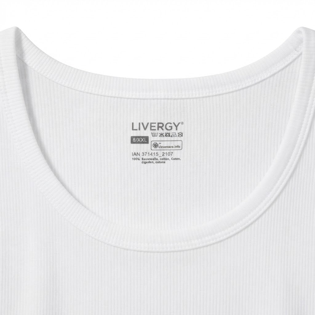 LIVERGY Men's Classic White Ribbed Tank Top Undershirt