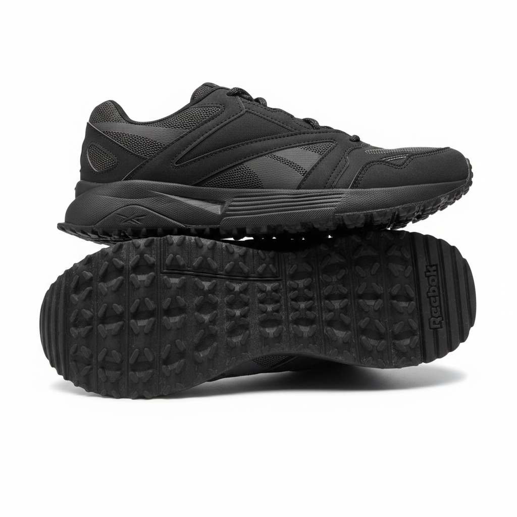 Reebok Men's Trail Running Shoes Black Mesh Sneakers