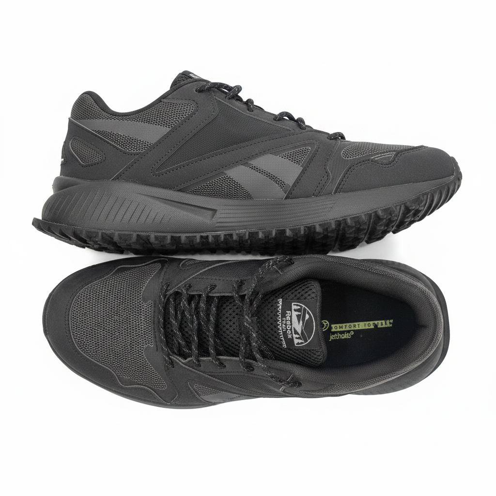 Reebok Men's Black Trail Running Shoes - Premium