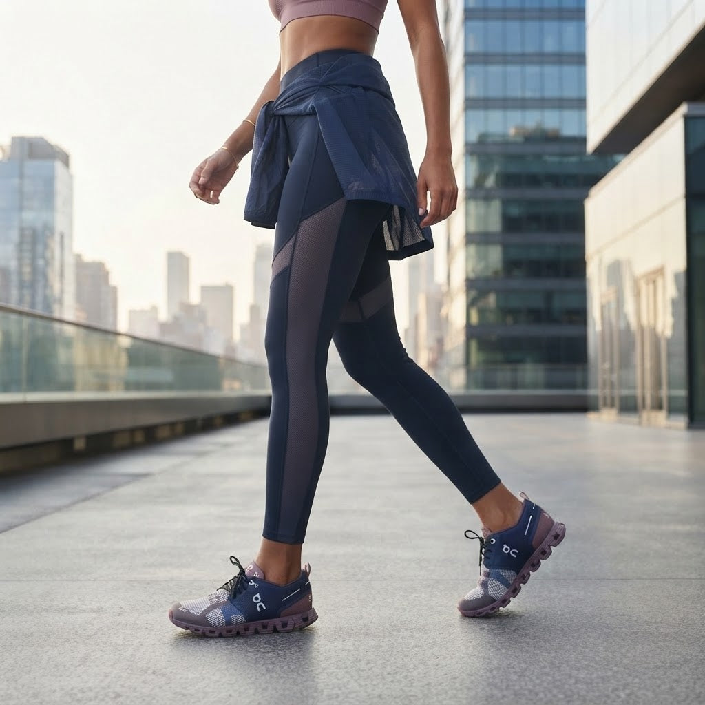 On On Cloud X Women's Running Sneakers - Navy/Grey