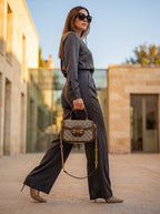 Gucci Gucci Horsebit 1955 Small GG Supreme & Leather Bag