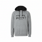 Friends Men's Grey How You Doin' Graphic Cotton Hoodie