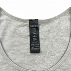 Women's Grey Heathered Scoop Neck Tank Top
