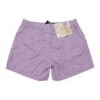 Women's Lavender Elasticated Waist Casual Shorts