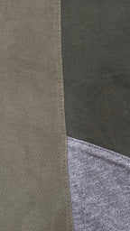 Nike Men's Color-Block Graphic Logo T-Shirt - Olive/Grey