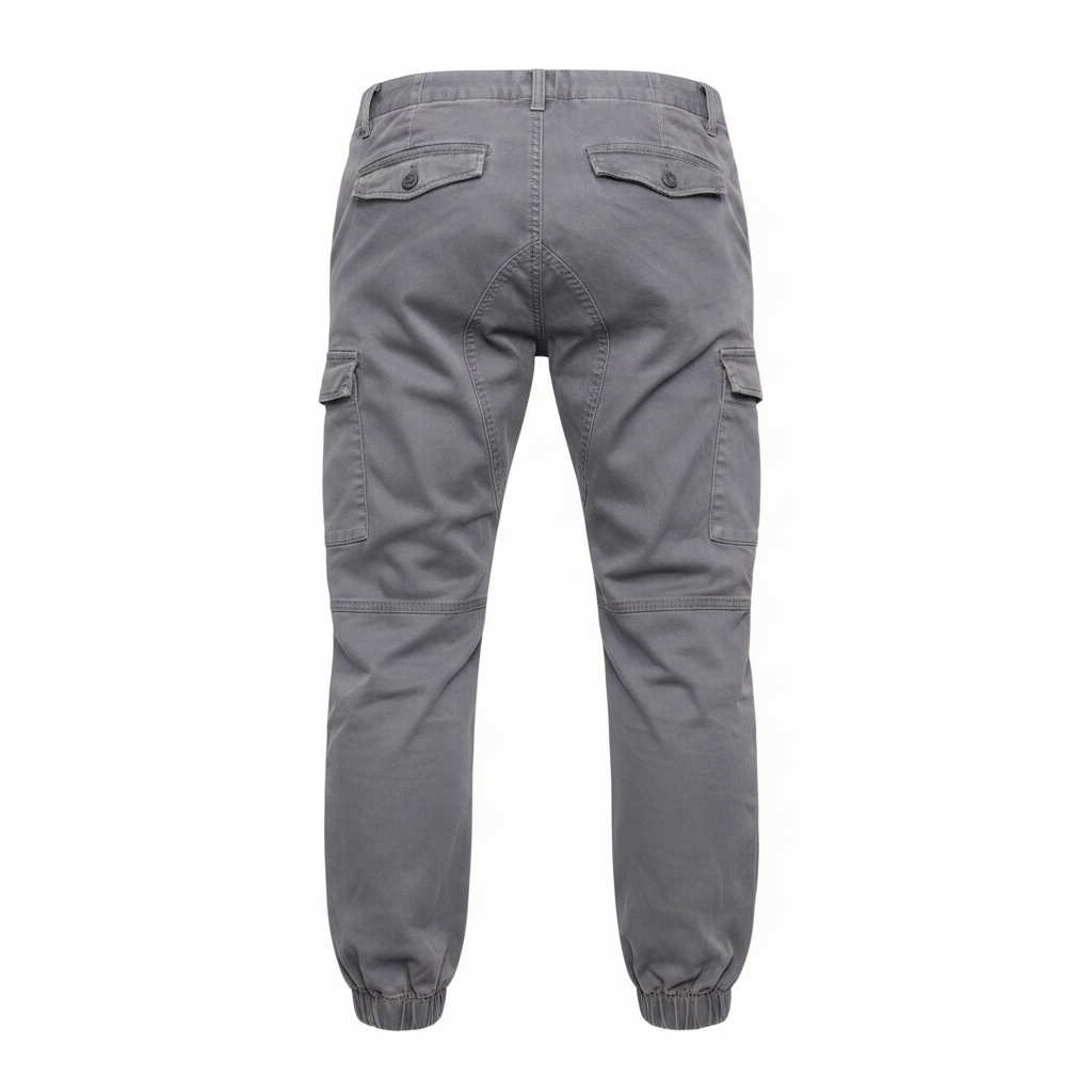 Amaci & Sons Men's Grey Cargo Jogger Pants - Size 31
