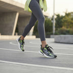 adidas Adidas Grey & Neon Mesh Running Sneakers