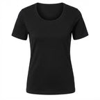 LIVERGY Men's Black Cotton Jersey Short Sleeve Undershirt