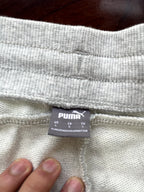 Puma Grey Heather Logo Athletic Sweat Shorts