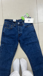 Levi's Levi's 501 Indigo Straight Leg Jeans with Button Fly