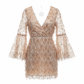 Something for Sarah Sequin Fringe Mini Dress Size 16