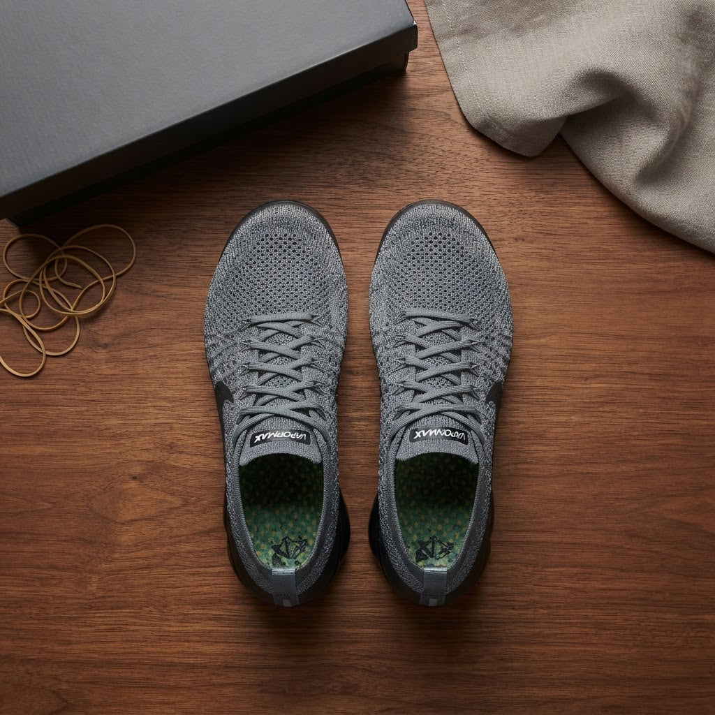 Grey Nike Air VaporMax Flyknit Sneakers