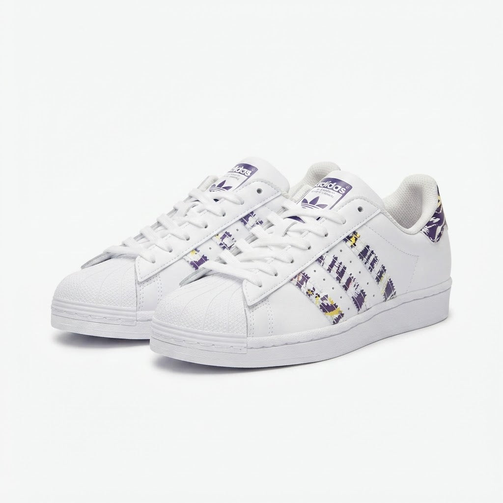 adidas Adidas Women's White Shell-Toe Sneakers