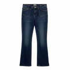 Max Women's Dark Blue Flare Leg Denim Jeans
