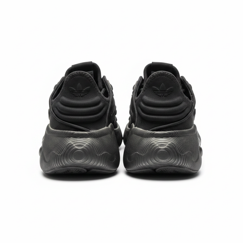 Adidas Charcoal Grey Wavy Mesh Chunky Sneakers