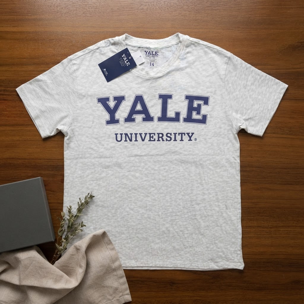 Yale University Heather Grey Short-Sleeve Yale Graphic T-Shi