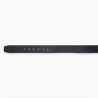LEVI'S Men's Black Grained Leather Belt with black Buckle
