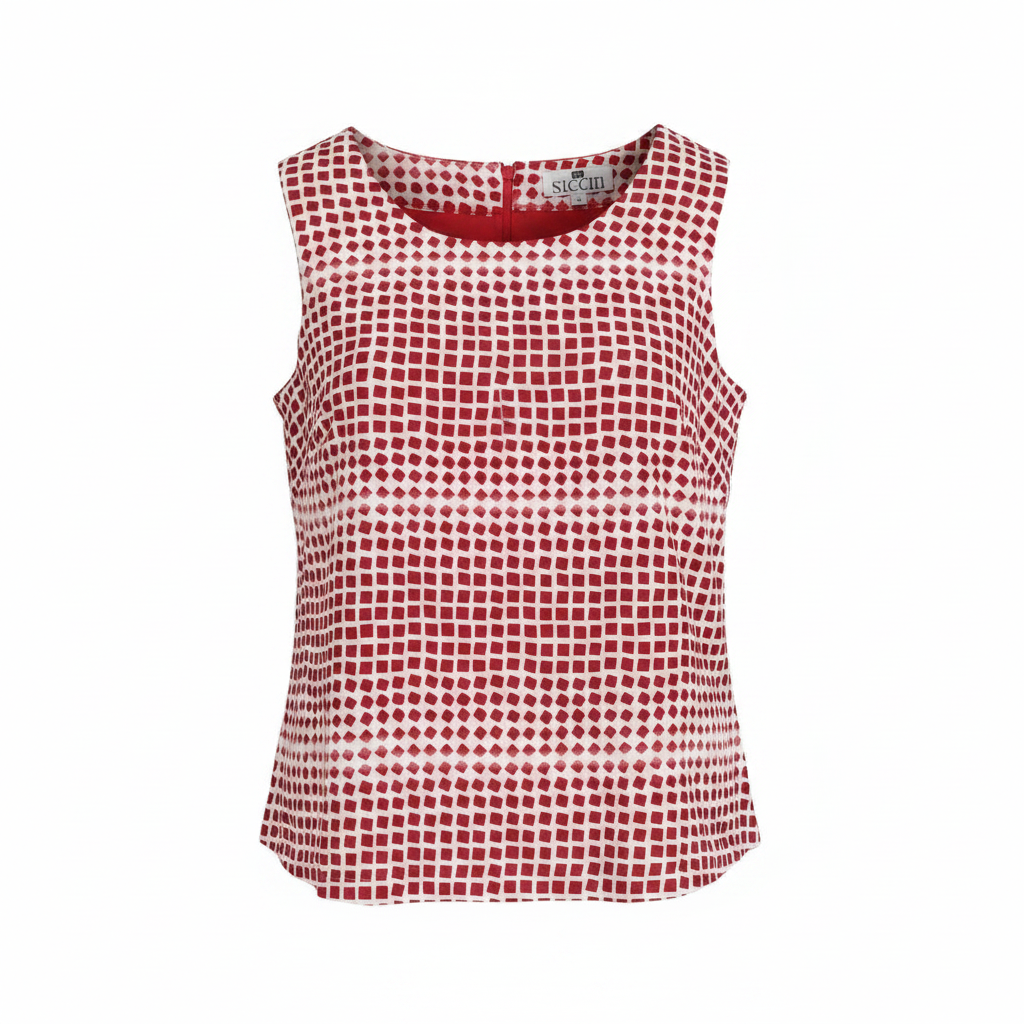 Women's Blue Floral Lace Trim Nightwear Camisole