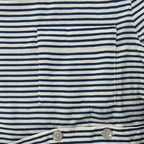 Dotti Blue & White Striped Tiered Mini Dress - Size 12