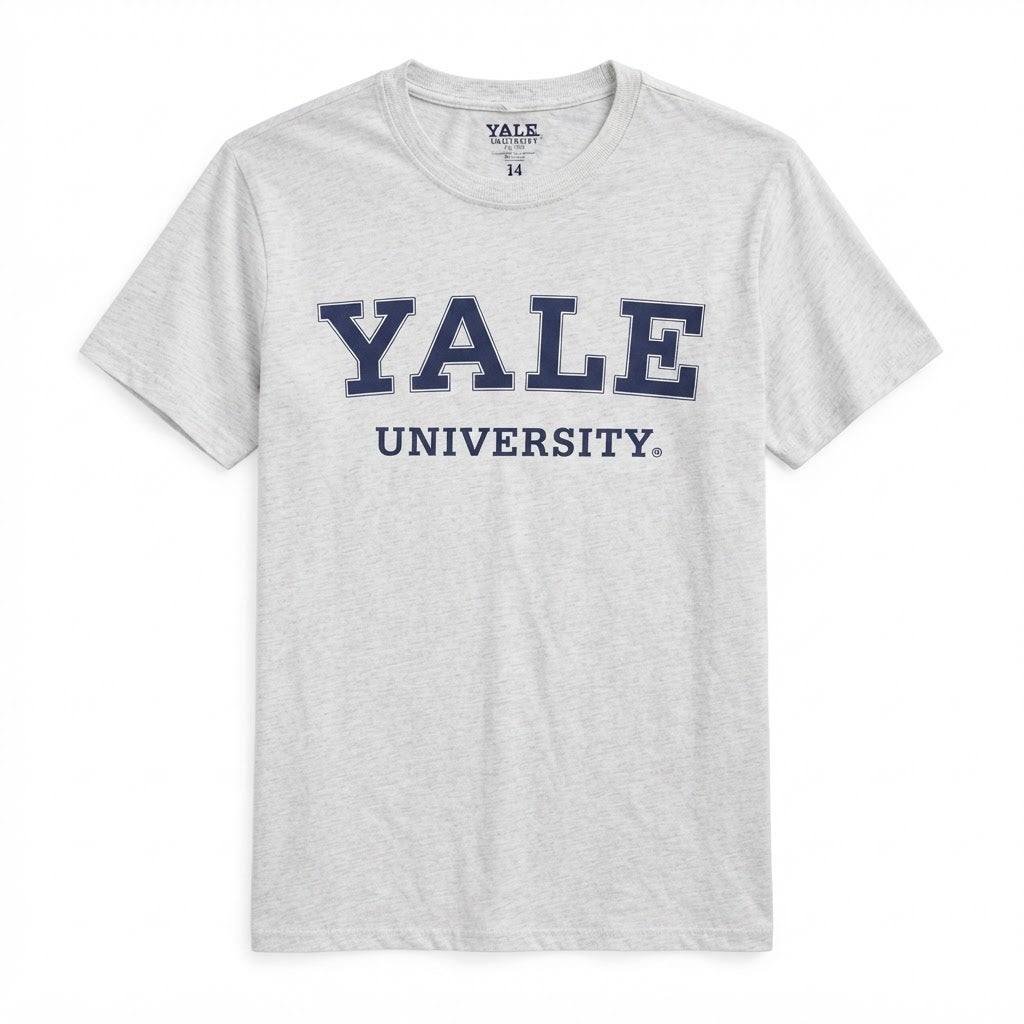 Yale University Heather Grey Short-Sleeve Yale Graphic T-Shi