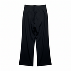 Esmara Women's Black Cotton Maternity Wide Leg Trousers XL