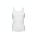 Livergy Men's White Cotton Vest Undershirt