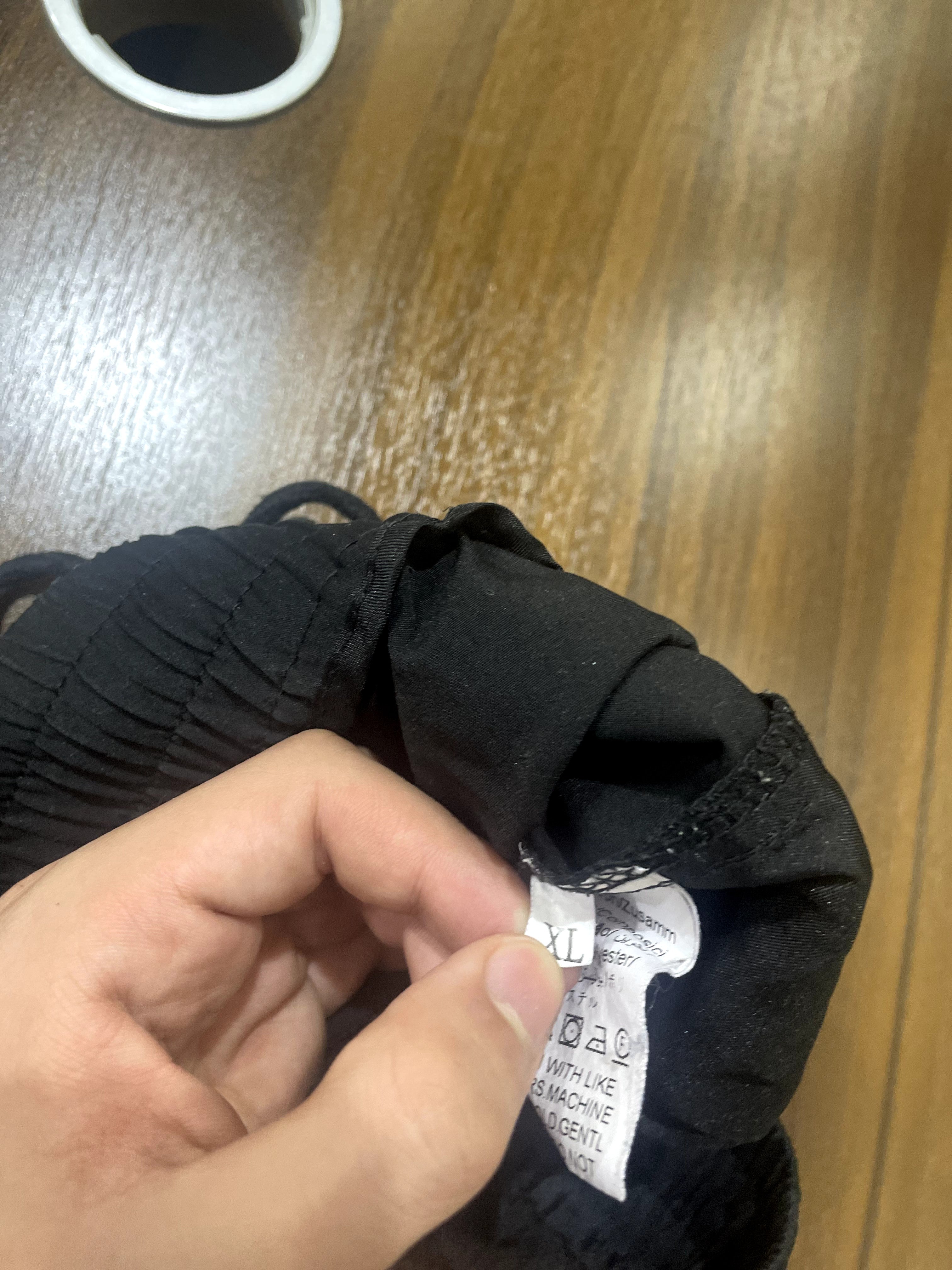 represent Black Wide Leg Cargo Trousers with Multi-Pocket Ut